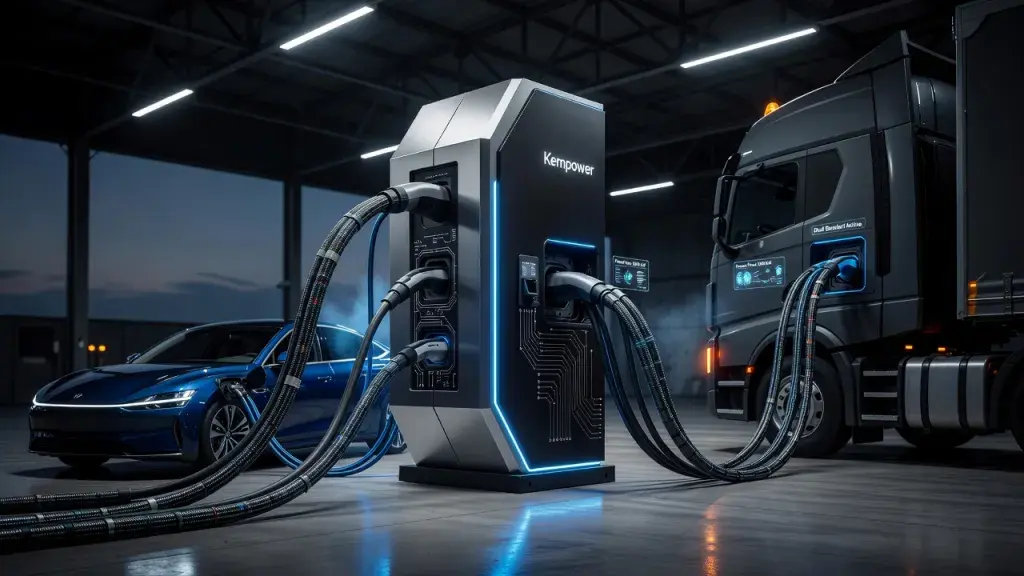 Kempower Unveils Dual-Standard Charger Bridging Cars and Heavy Trucks